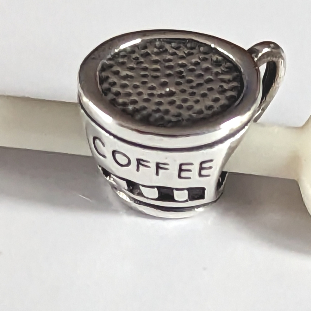 Chamilia Coffee Cup Sterling Silver Charm